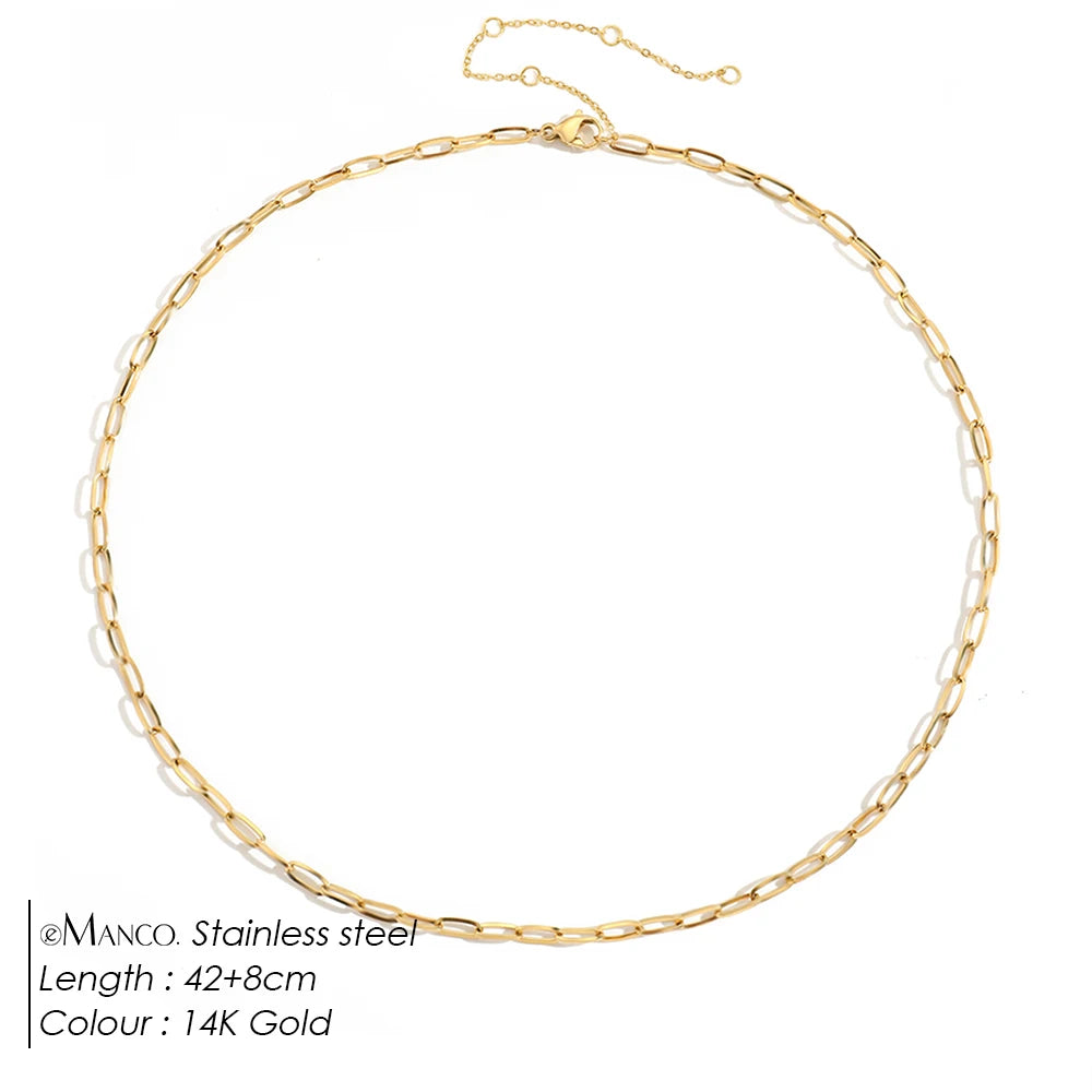 Collar de cadena de acero inoxidable