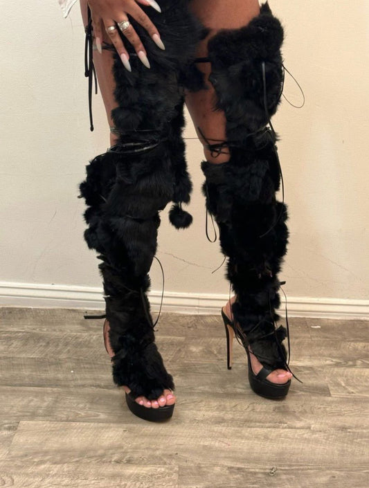 Zapatilla de piel coall