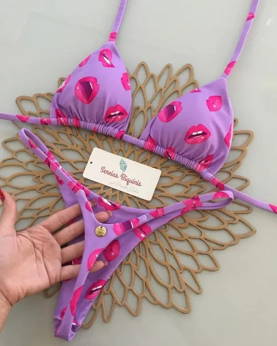 Conjuntos de Bikini sexys con estampado