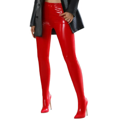 2025 nuevo botines hasta la rodilla para mujer, talla 45, punta estrecha, Tacón de Cuña, sin cordones, suela de goma de cuero PU a la moda, cómoda