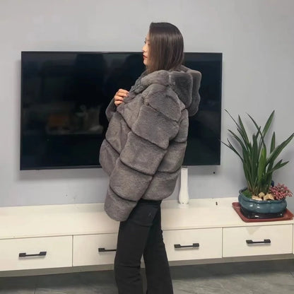 Abrigo corto para mujer