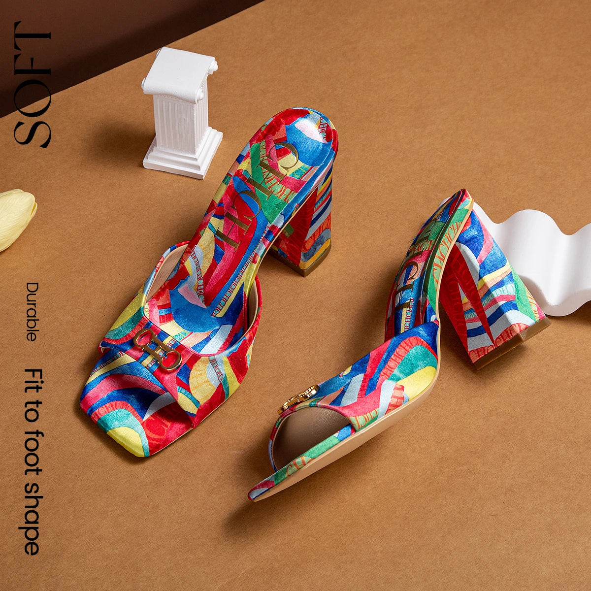 Zapatillas con colores contemporáneos  lazary