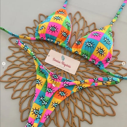 Conjuntos de Bikini sexys con estampado