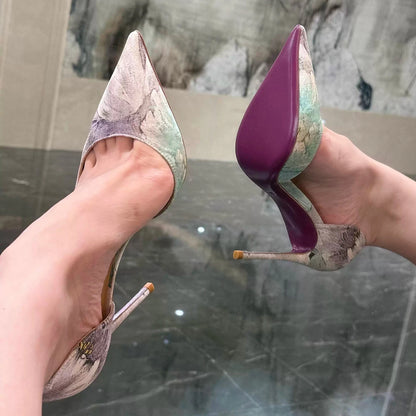 tacones altos a la moda y sexis