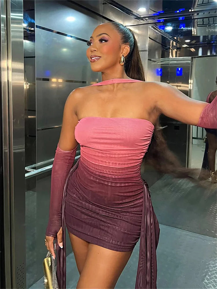 vestido transparente Sexy