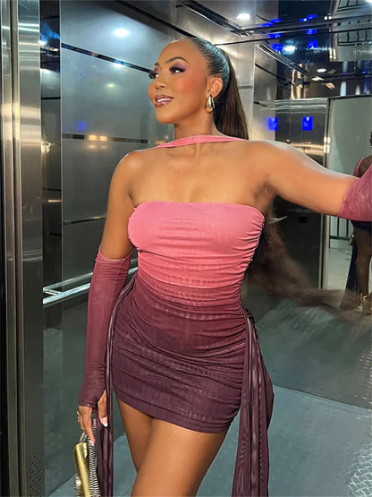 vestido transparente Sexy