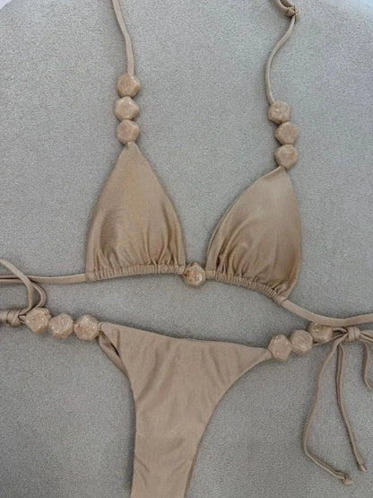 Bikini con cuentas