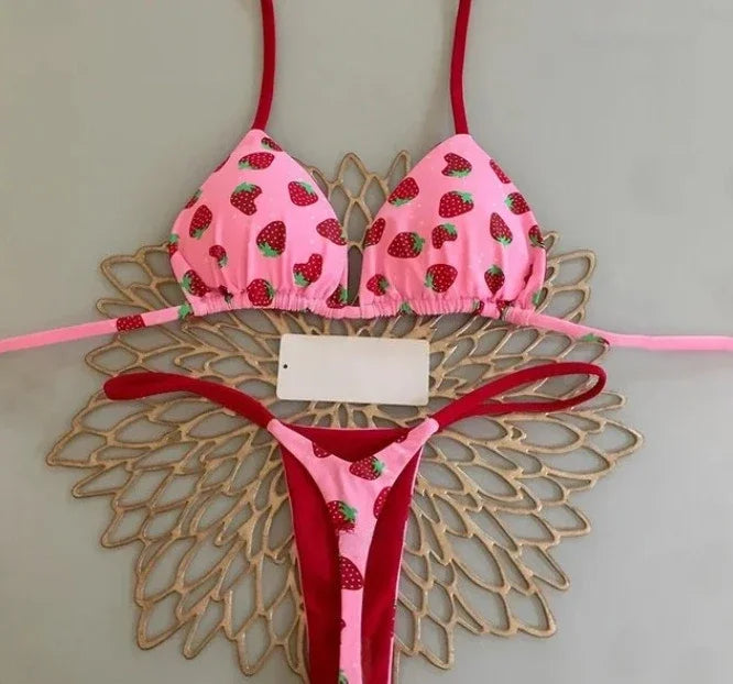 Conjuntos de Bikini sexys con estampado