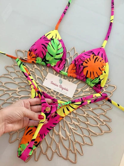 Conjuntos de Bikini sexys con estampado