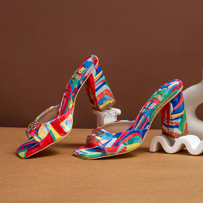 Zapatillas con colores contemporáneos  lazary