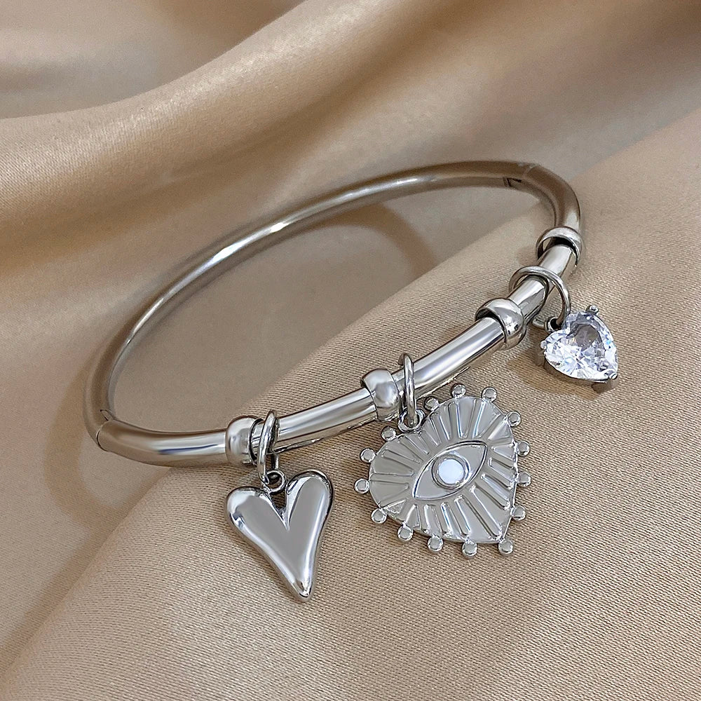 Brazalete de acero inoxidable