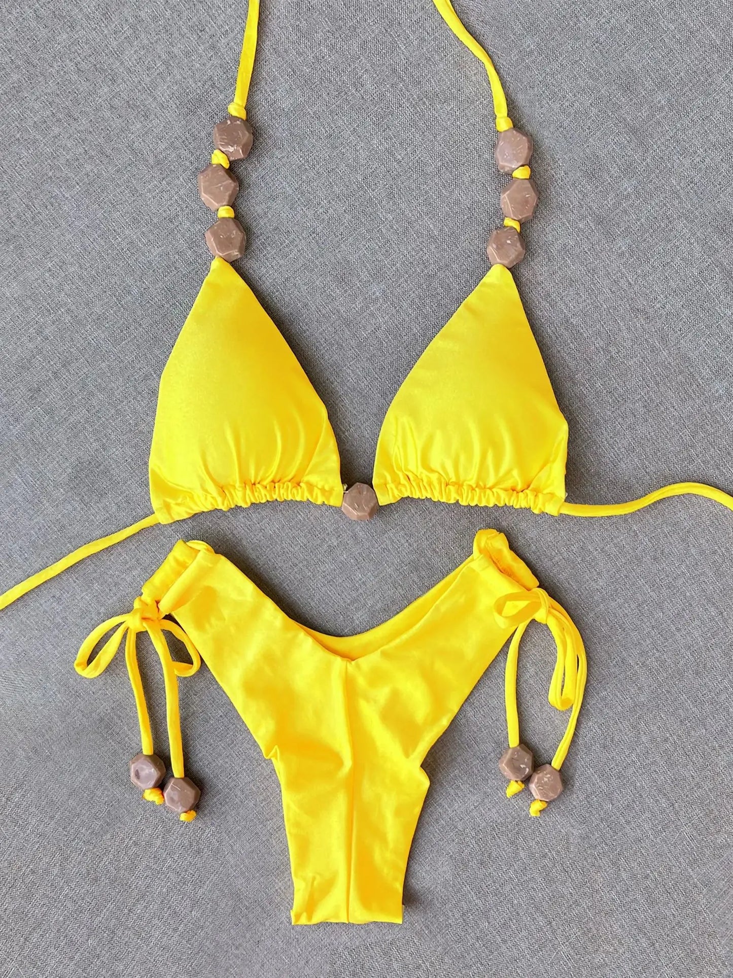 Bikini con cuentas