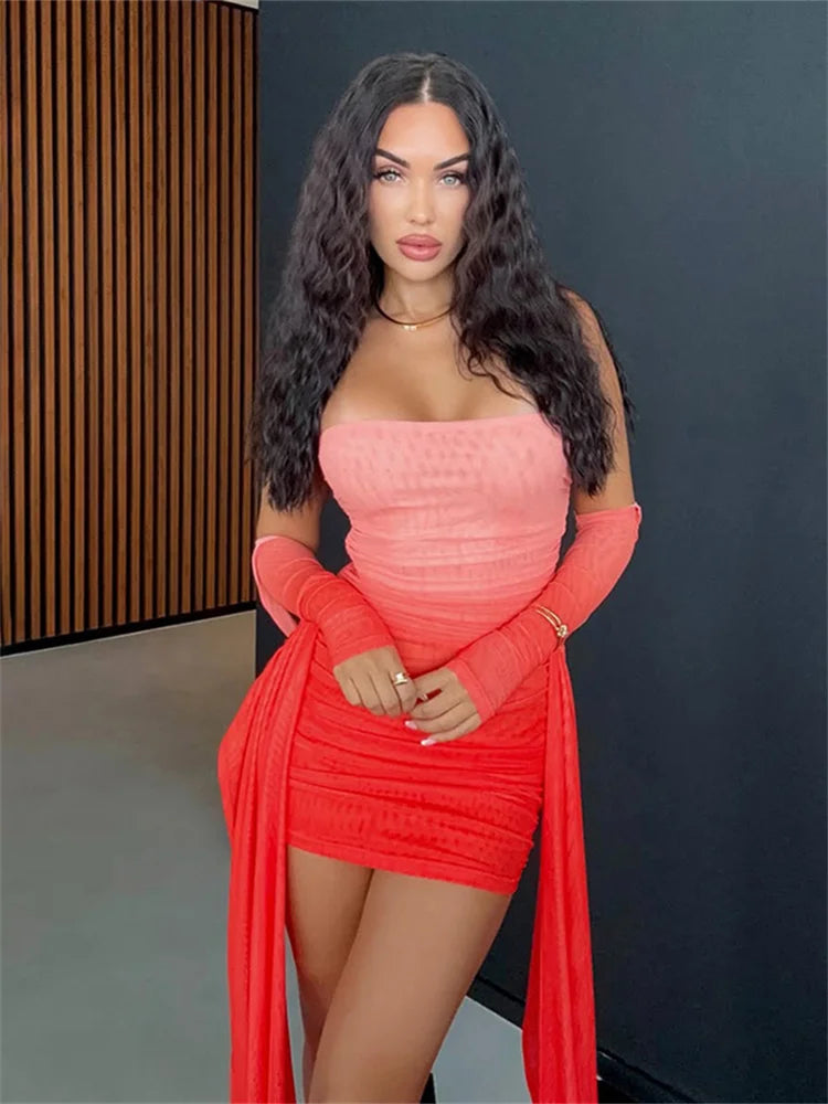 vestido transparente Sexy