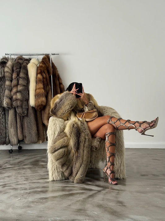 Sandalias de tacón de aguja con punta abierta