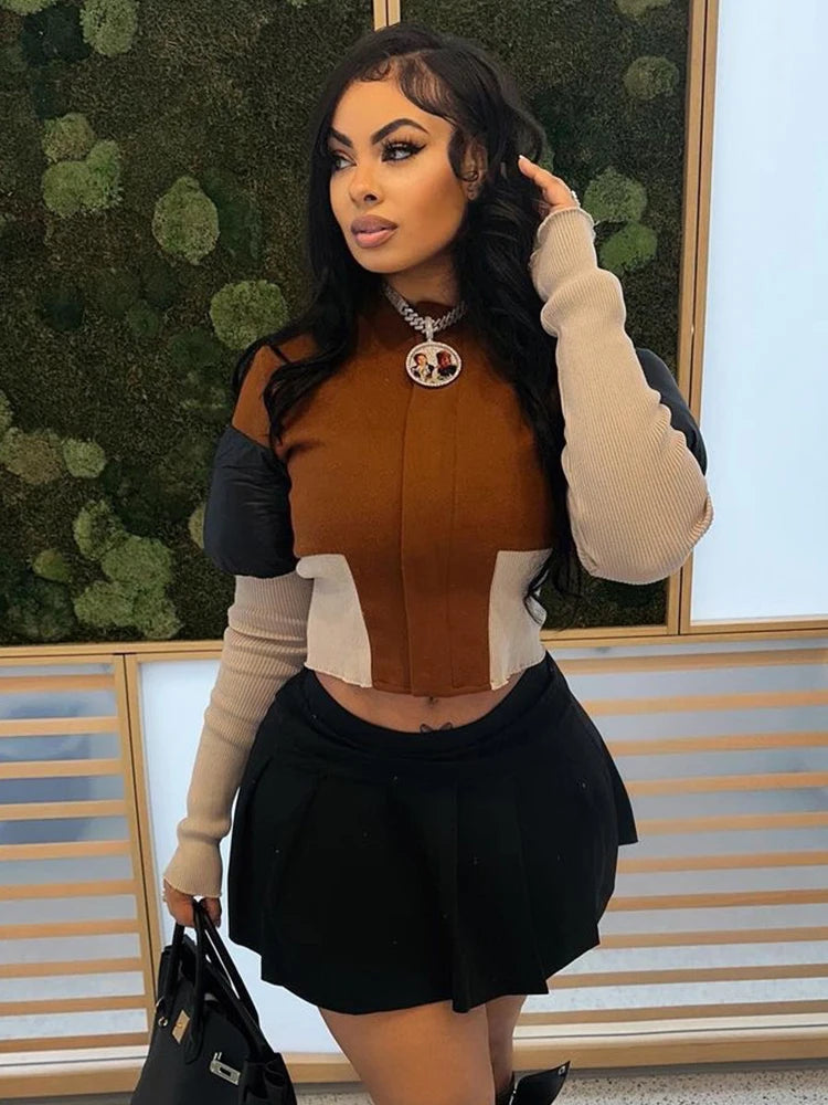 Chaqueta de manga larga para mujer