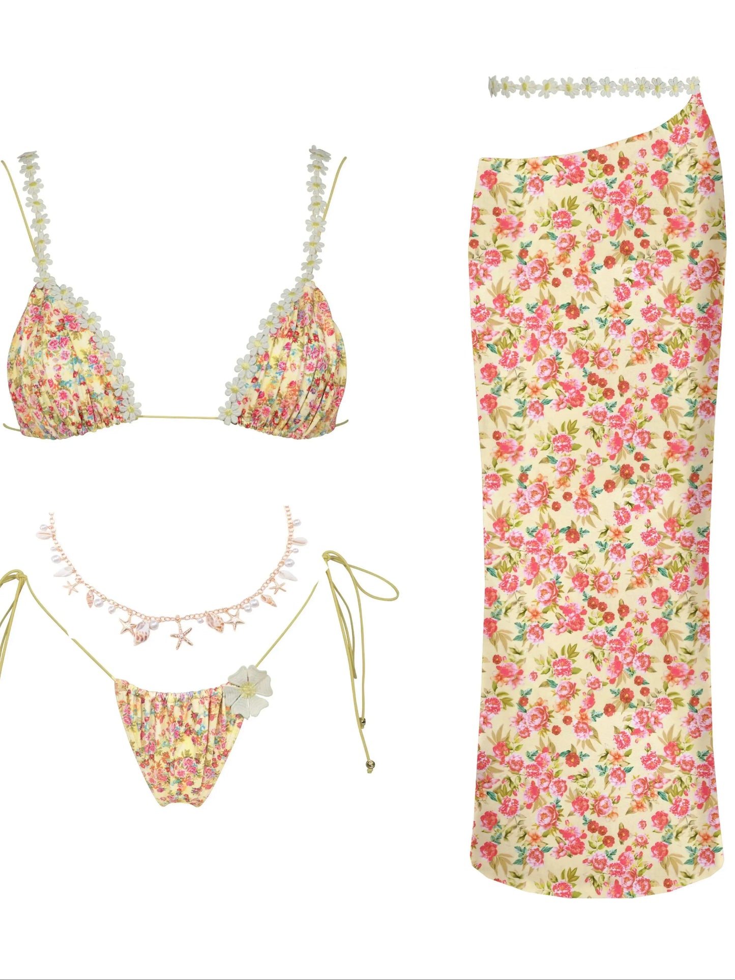 Bikini con cuello Halter