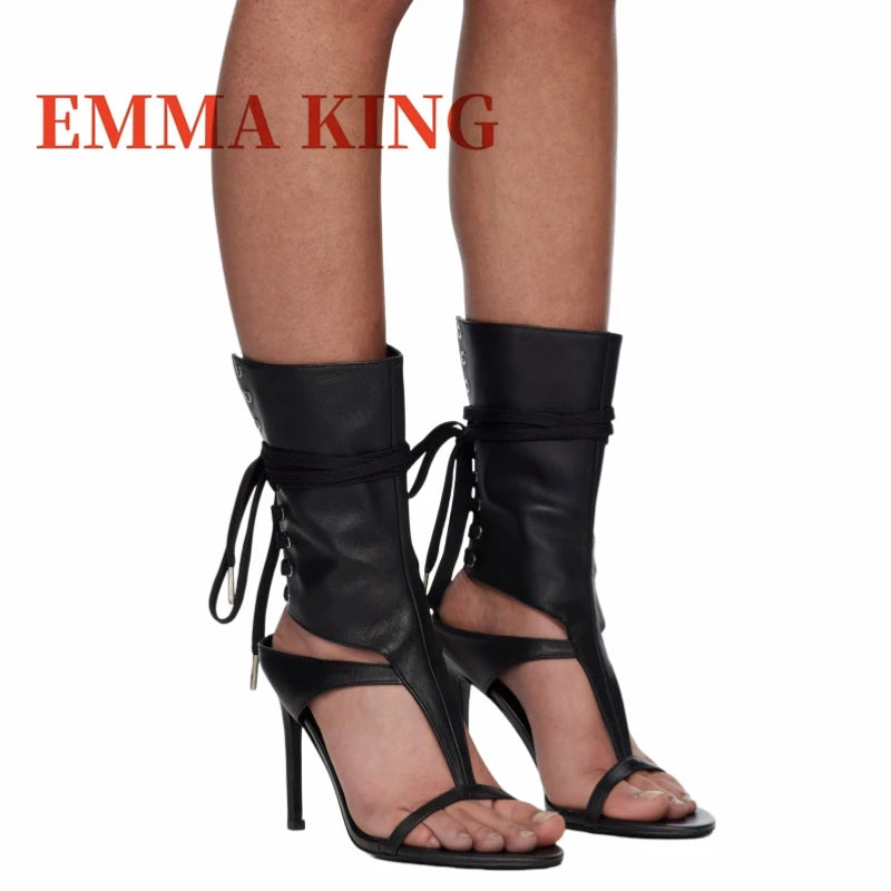 sandalias con punta abierta