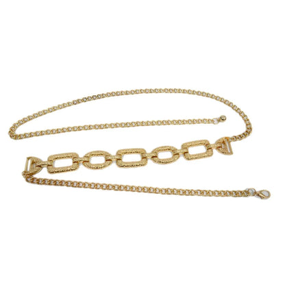 Cinturón de Metal dorado, correa de cintura