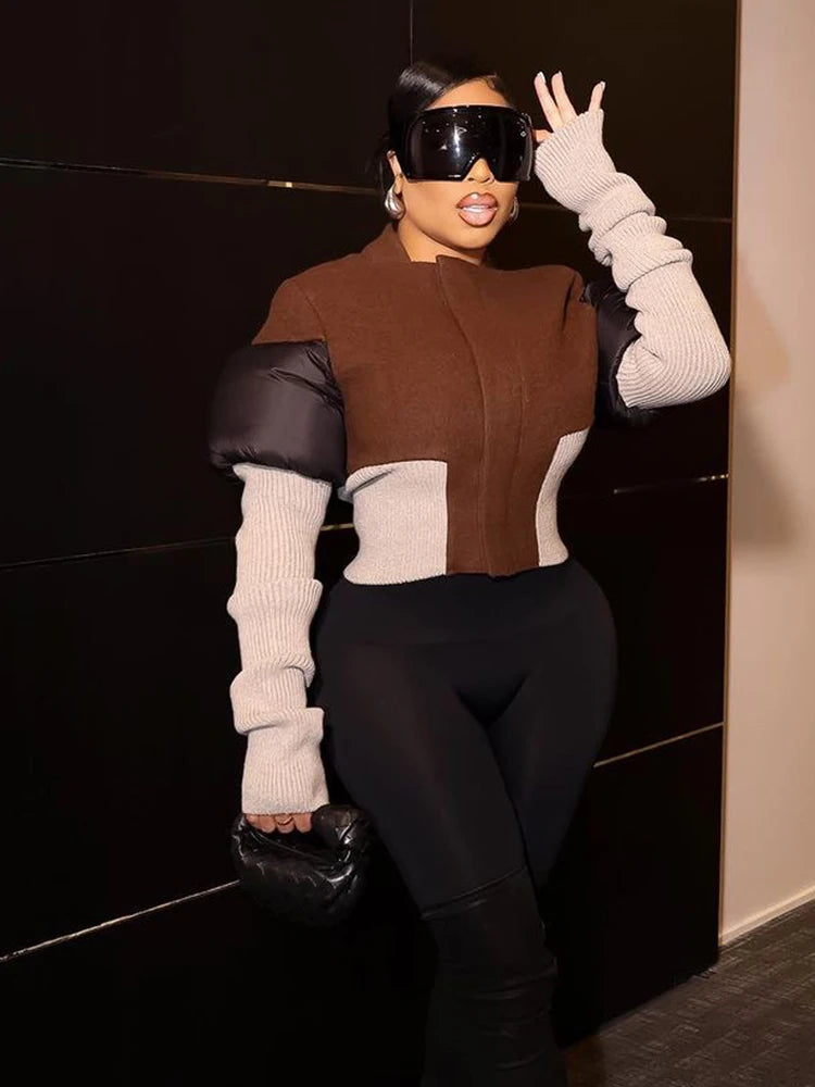 Chaqueta de manga larga para mujer