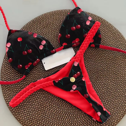 Bikini de cintura alta, traje de baño Sexy con Tanga, conjunto de Bikini con estampado de cebra, traje de baño brasileño para mujer, nuevo Bikini, traje de baño para mujer