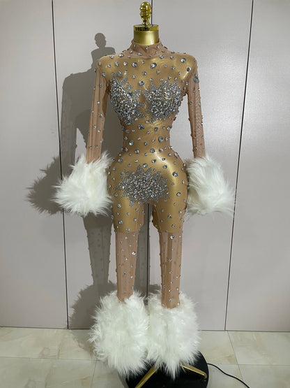 Enterizo de lujo diamante negro