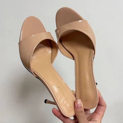 zapatillas deslizantes para mujer, moda de verano y primavera