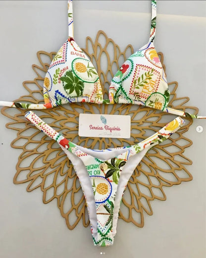 Conjuntos de Bikini sexys con estampado