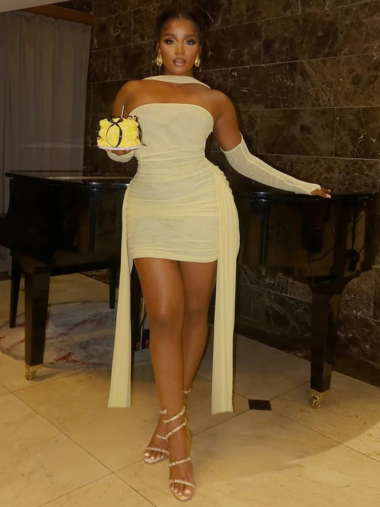 vestido transparente Sexy