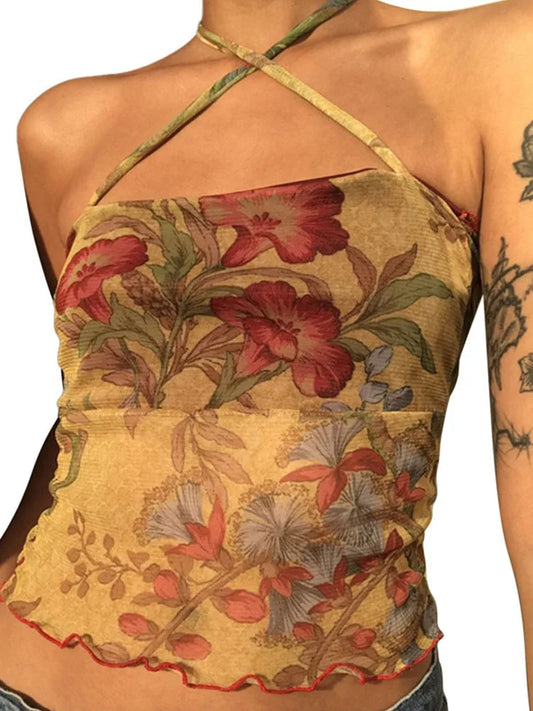 Top con flores Rutte